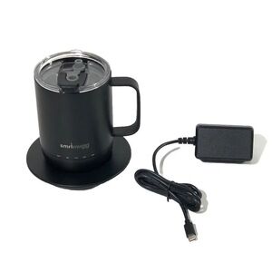 Smartmug Black Heated Mug with Charger